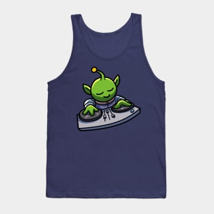 DJ Alien Green Tank Top